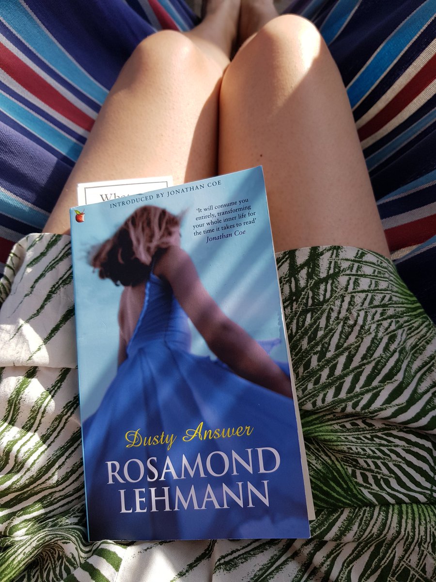 Enjoying the summer & getting ready for the next lecture @LitCamb @ViragoBooks #RosamondLehmann #ReadMoreWomen