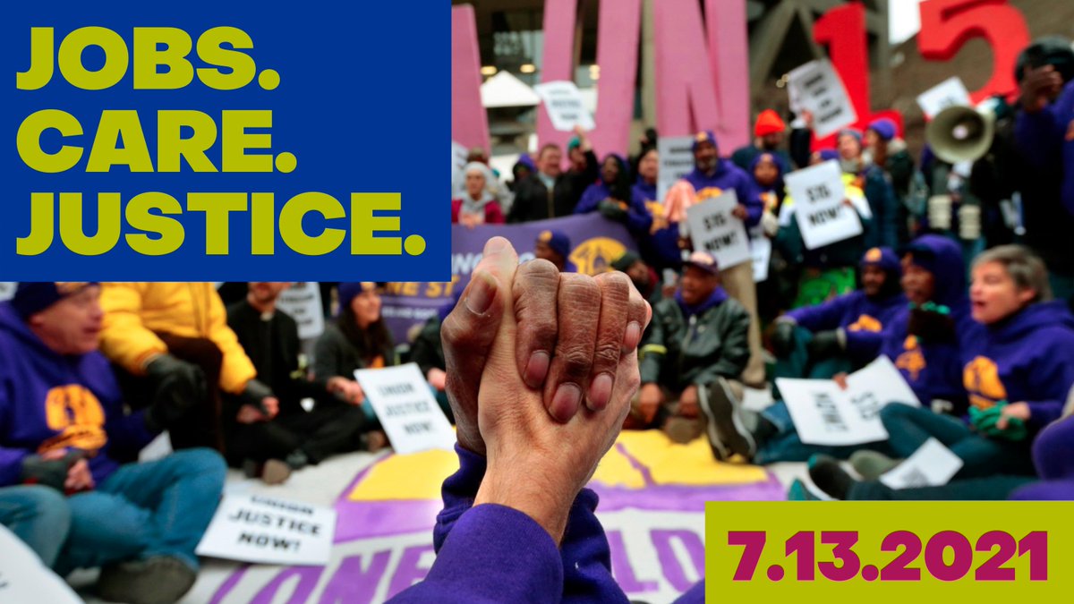 SEIUhciimk's tweet photo. At 11:30AM Central, at Federal Plaza in Chicago (Dearborn &amp; Adams), hundreds of #SEIU Healthcare workers and community allies rally for Biden's "Better Jobs, Better Care" Act to transform our long-term care system! We will make history together! #CareIsEssential https://t.co/7AIEmQ3sS1