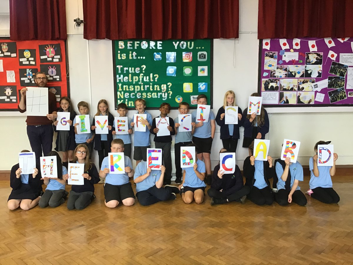 Y5 and Y6 made their voices heard this afternoon...
<a href="/EnglandFootball/">England Football</a> <a href="/England/">England</a> <a href="/UEFAcom/">UEFA.com</a> <a href="/FA/">The FA</a>

#KickItOut 
#SayNoToRacism 
#IStandUpAndFightRacism 
#GiveRacismTheRedCard