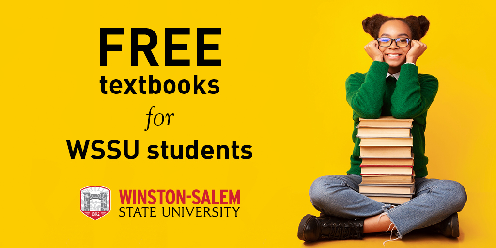 WSSURAMS's tweet photo. ICYMI... All registered #WSSU undergrads will get FREE textbooks this fall. Check your university email for more info about our partnership w/ Barnes &amp; Noble College First Day® Complete. #WSSU will offer a $500 textbook credit for all grad students, too.  https://t.co/ewrjK1QA1z https://t.co/M9FdS0Mcaq