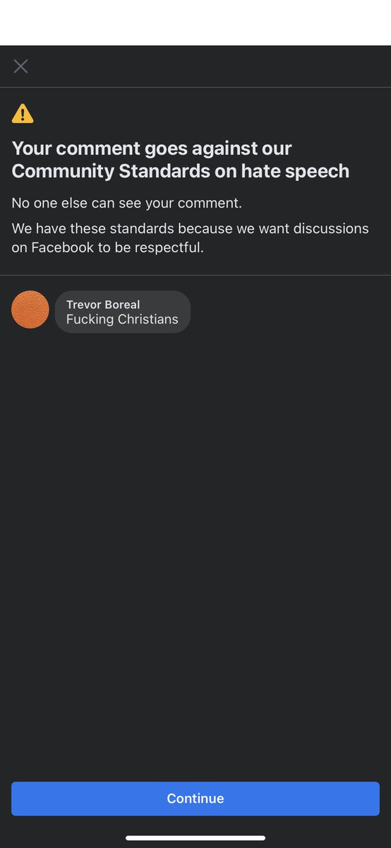 I just got fucking banned for this comment on a picture of a family with 10 kids