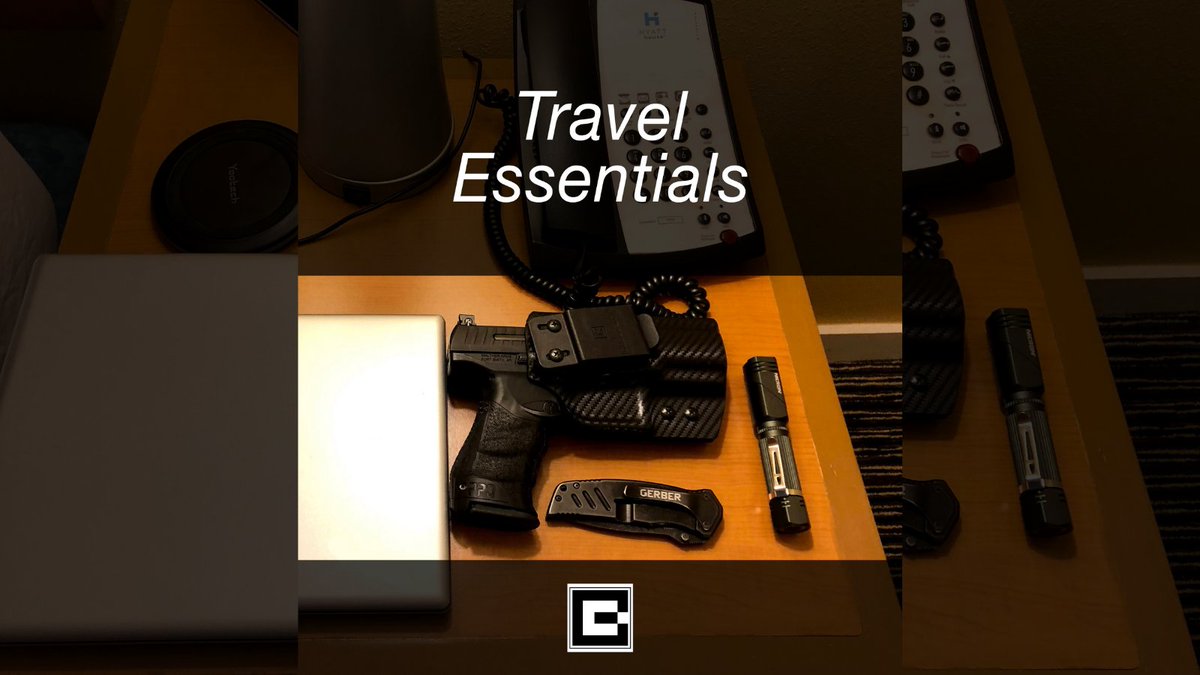 What do you travel with? 

...
#travel #concealedcarry #edc #everydaycarry #carbonfiber #kydex #gerber #clipandcarry #statgear #holster #firearms #kydexholster #pocketdump