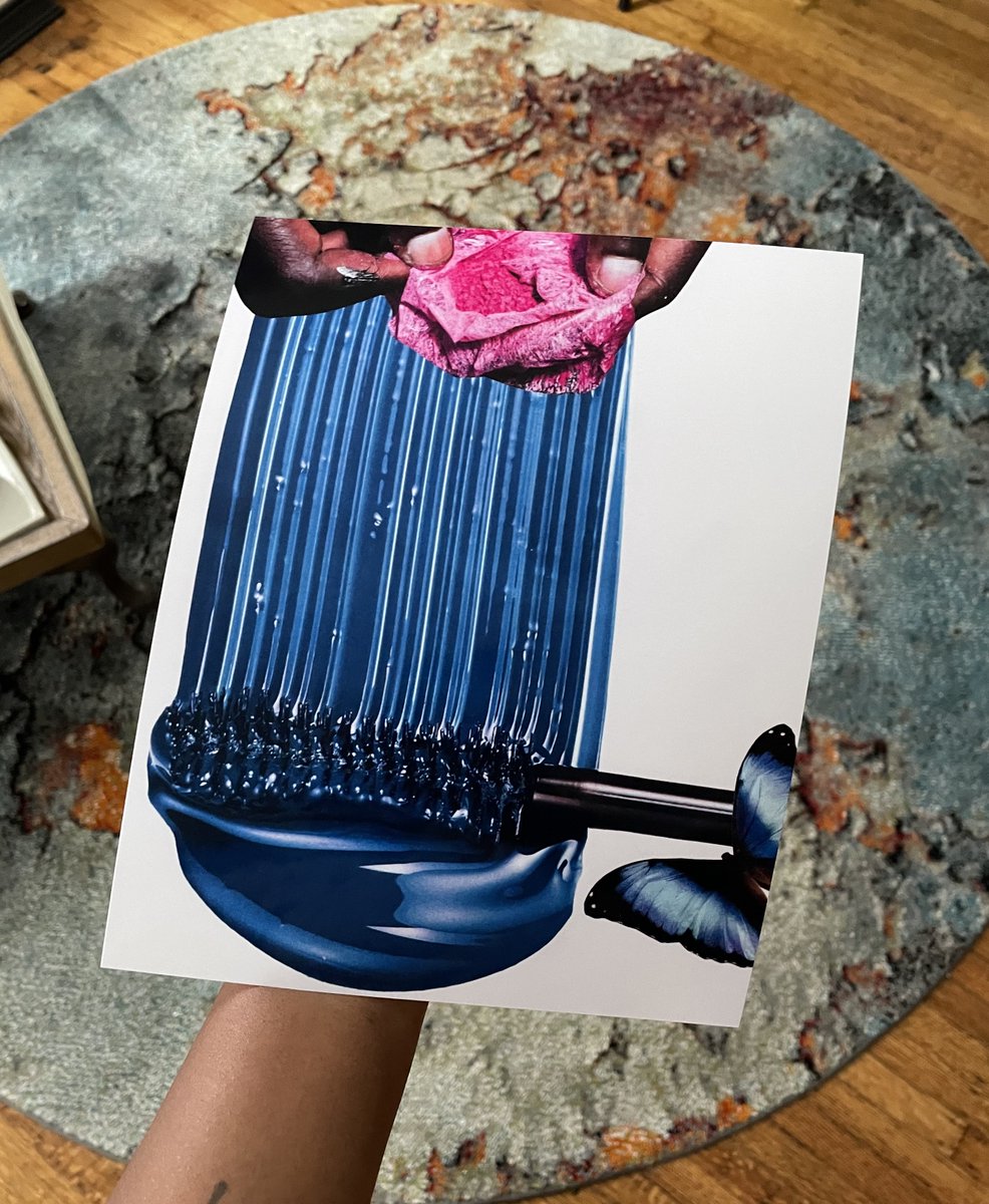 myblackassmind's tweet photo. Need affordable art? Here are just two of my $20 high quality, fine art prints! I have tons of fairly priced prints of my handmade collage work &amp; photography in my @miiriya1 print shop. I ship next day &amp; almost always include a free extra with each order! https://t.co/DrudqINPoj https://t.co/FSAib2V3uX