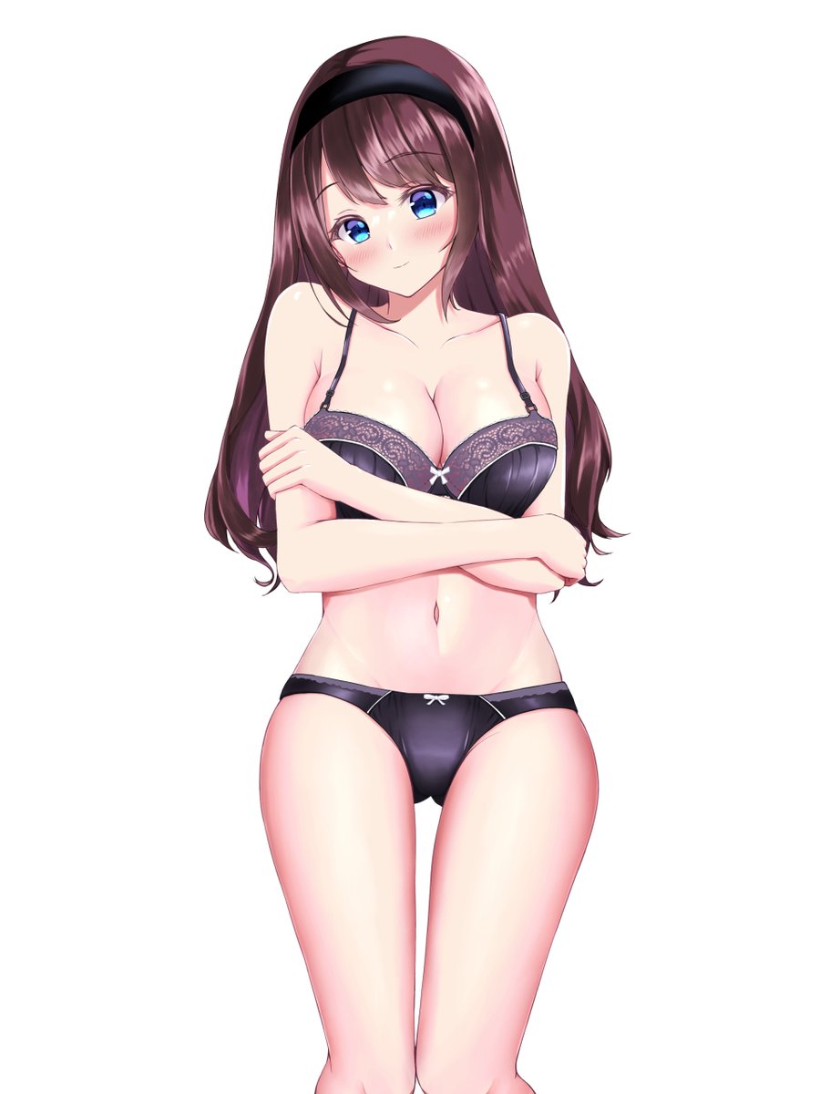 4作目ヒロイン明美ちゃんの髪色変更しました
#イラスト #イラスト好きと繋がりたい  #キャラクターデザイン #下着 #DL同人 