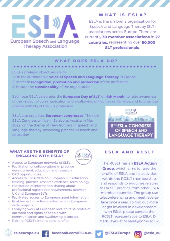 RCSLT ESLA Action Group on Twitter: 