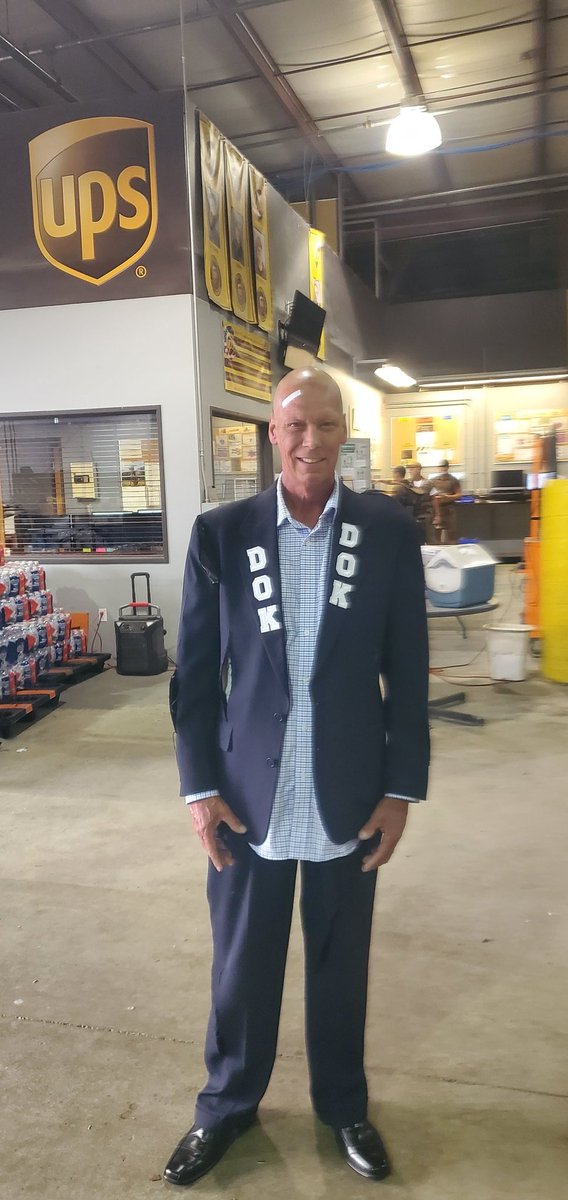 GLNESafe's tweet image. DOK awareness in the Howell Center this AM. A visit from DOK man. Keeping them safe from "Method Mayhem".