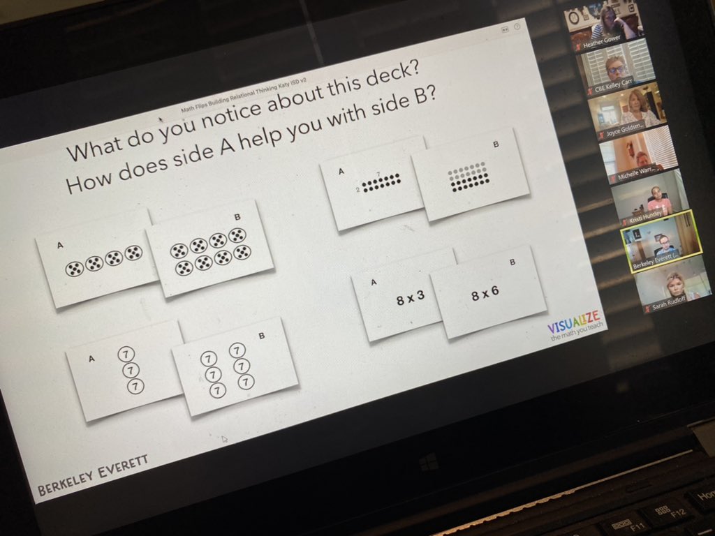 kecarr's tweet photo. Enjoying the conversation about collective fluency and “ask about ideas, not answers.” Math relationships is what’s happening...YES! @BerkeleyEverett #katyisdmathPD #bethkegrows https://t.co/f4YnhVVfEs