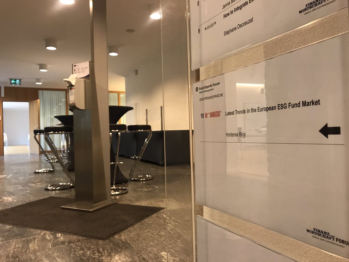 It was a success!  Today Morningstar CH was part of #FEF21 organized by @FuW with the participation of <a href="/hortensebioy/">Hortense Bioy</a> who spoke about “Latest Trends in the European ESG Fund Market” #ESG #Sustainability