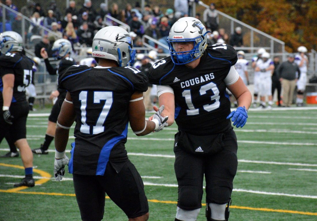 Roccociocca's tweet photo. Blessed and honored to have received my 2nd offer to the University of Saint Francis. Thanks to @CoachKDonley 
@Dre_Muhammad @TractionAp @TomLoy247 @InstantRice23 @general_powers @BDSaintsFB https://t.co/wGEKSmMMfQ