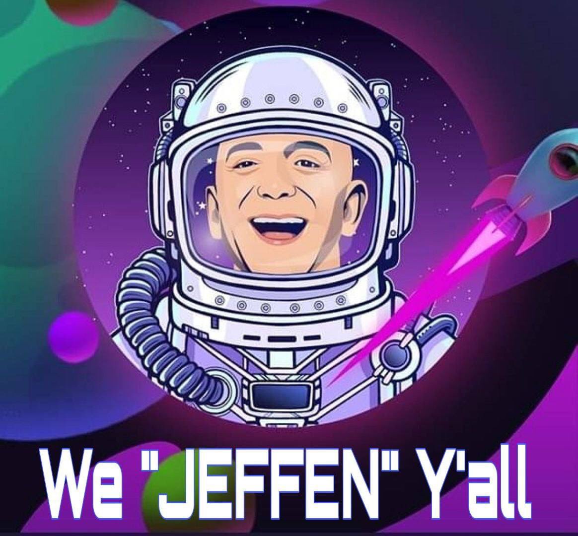CRYPTOCHARlZARD's tweet photo. Hidden GEM $JEFF not so hidden anymore. @JeffinspaceETH is making noise as the real Jeff Bezos will be flying to space on July 20th

-Trending #1 on dextools

-Listed on CoinGecko in first few hours🦎 

Hop in the TELEGRAM 👇
https://t.co/jEkUo0NWBg

High risk play, DYOR. https://t.co/rnZzSBQGZ7