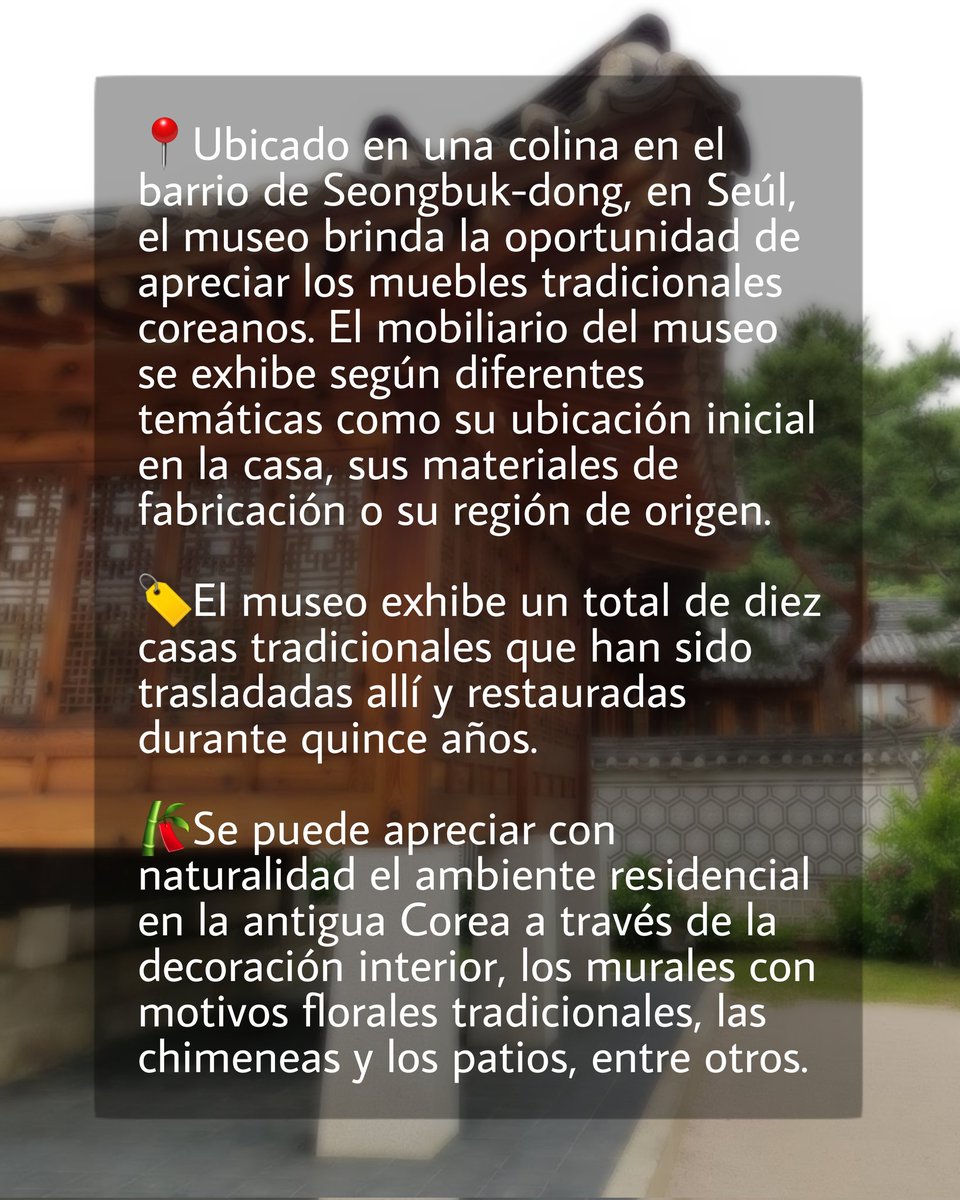 KpopworldOng's tweet photo. 🇰🇷Museo del mueble  | Conociendo Corea 

#korea #cultura #patrimoniocultural #museo #ong #kpopworldong #bts #southkorea #chile https://t.co/gEvthLHvsE
