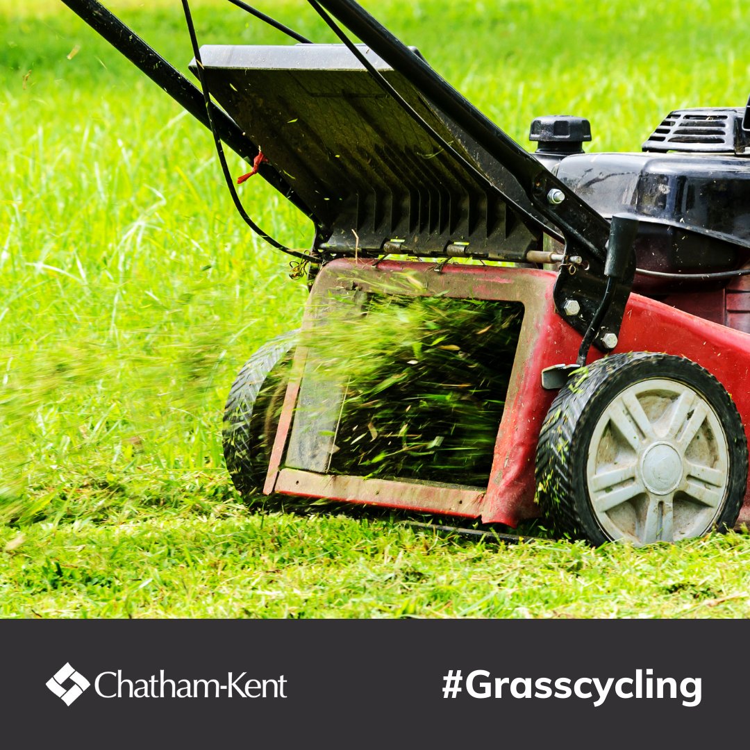 MunicCK's tweet photo. Rather than gathering your lawn clippings as yard waste, try grasscycling. Leave grass on your lawn to add nutrients back into the soil to help make your lawn healthy and green.  https://t.co/GwL7fITex0 #CKPlan2035 #grasscycling #EnvironmentalSustainability https://t.co/xSbuqwkpbA