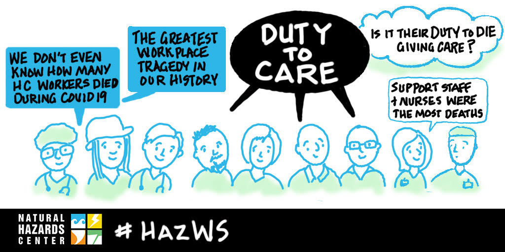 Here's a sneak peek from <a href="/visualrecorder/">Alece Birnbach</a> of the #HazWS plenary session Burnout—Mounting Pressures and Workforce Shortages in an Age of Extremes.