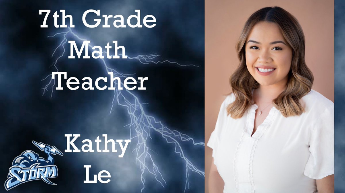 RockyForkMS's tweet photo. We want to welcome Ms. Kathy Le to RFM! She completed part of her student teaching placement here and we are so glad to have her!!! #BOLTUP⚡️ https://t.co/n5nxNRgvZI