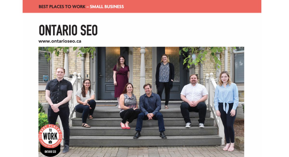 Foundery_DM's tweet photo. We are thrilled to announce that Ontario SEO has been named one of the #bestplacestowork in @LdnIncMag 2021 feature.

Read why we were selected here: https://t.co/7BMmgNIxRZ

#519ldn #forestcity #swont #ldnont #gotteamgo https://t.co/hlg9RQDogC