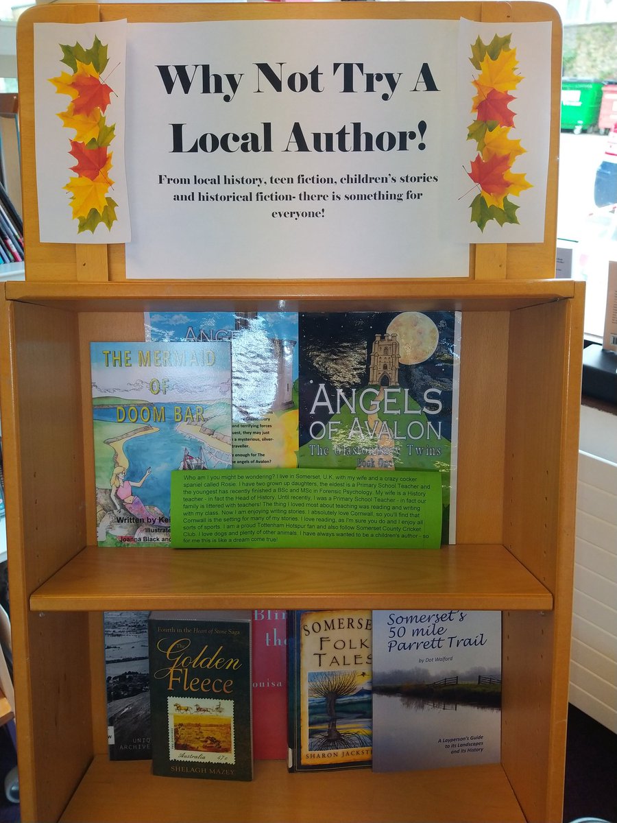 KeithMaxwell21's tweet photo. Well, look what's in the local library. #AngelsofAvalon #MermaidofDoomBar https://t.co/c503ZPM83J