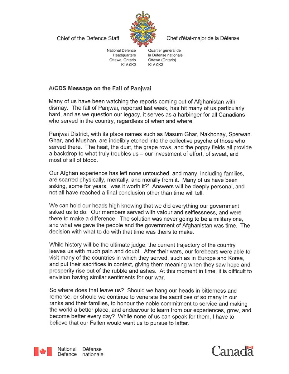 General / Générale Jennie Carignan tweet media