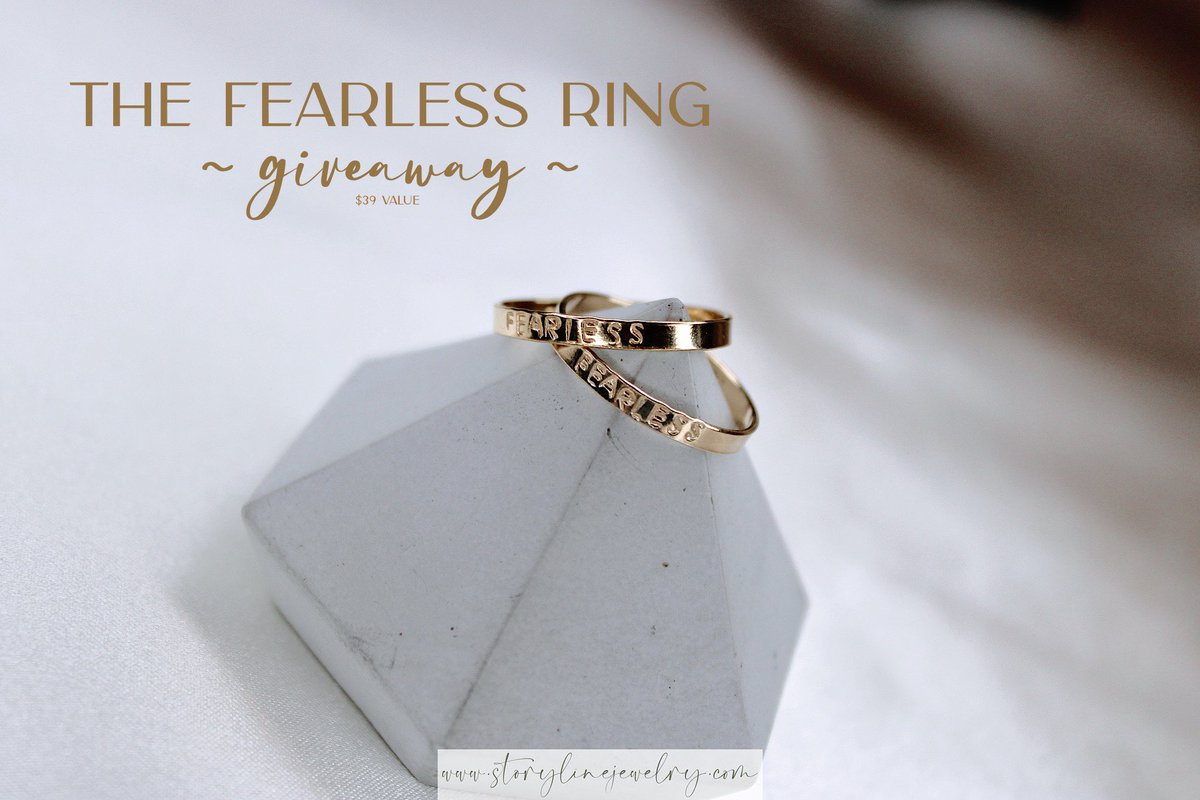 StorylineJewel's tweet photo. ✨ GIVEAWAY ✨

The Fearless Ring 💍💛

How To Enter:

1. RT + Like this tweet
2. Tag (3) friends below!
3. Must be following @StorylineJewel

ends Sunday, 7/18. Winner will be announced next week and contacted via DM. 🤍 good luck! https://t.co/eu1PgmWgli