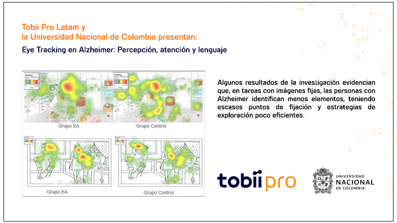 tobii_pro_latam's tweet image. Este viernes, a las 12:30 hrs - Chile (GMT-4) bit.ly/3wzYRCD 🔎

En nuestro próximo evento con la @UNALOficial, se mostrarán múltiples resultados sobre un estudio que se llevo a cabo en pacientes con EA. Uno de los tantos resultados fue el que observamos en la imagen.