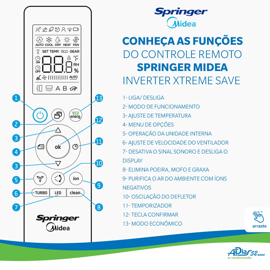 Manual Ar Condicionado Springer Up