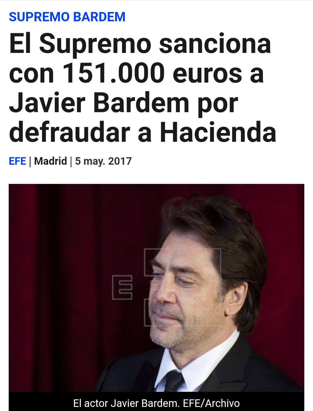 cicerRon on Twitter: &quot;Esta es la SUPERIORIDAD MORAL de la que alardea Bardem.  https://t.co/GYeDKh7ASb&quot; / Twitter