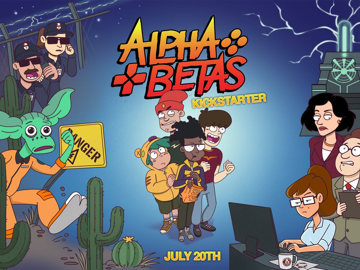 VanossGaming's tweet photo. let’s make more alpha betas. kickstarter for the @AlphaBetasShow launches July 20th. RSVP for the kickstarter here: https://t.co/T0xD3J7B82 https://t.co/C37qNdVN4i