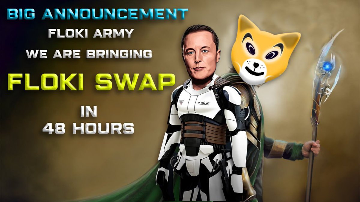 Dear Community,

Big Announcement in 48 Hours only 🔥🔥🚀

Buy &amp; HOLD $FLOKI &amp; get 6% of Holding Benefits easily 👍🏻