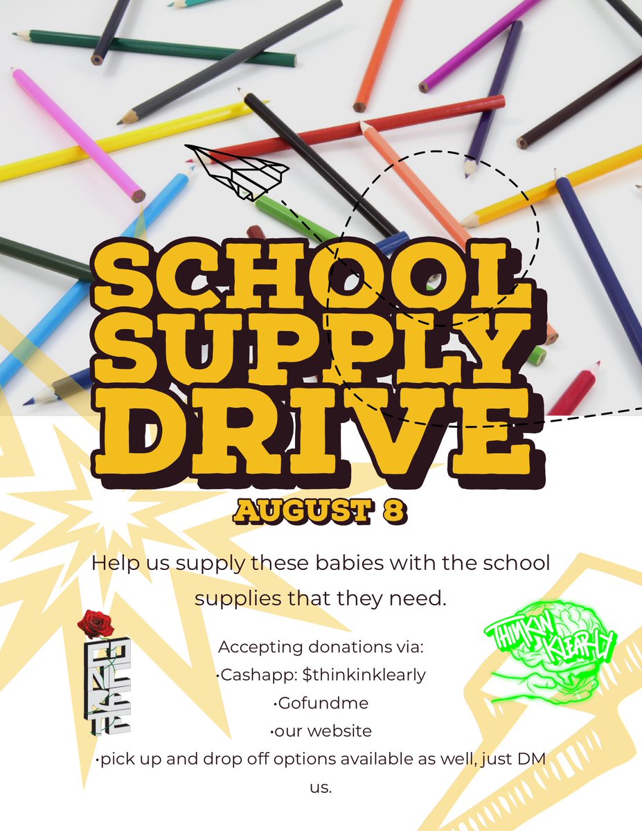ThinkinKlearly's tweet photo. Stand for something or fall for anything ! Help us get the word out! Lets send these babies back to school prepared! https://t.co/Xcx4I1z7NY