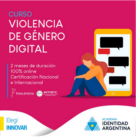 intocc's tweet photo. Desde #INTOCC les recordamos que es la última semana para anotarse a cursos de #ViolenciadeGéneroDigital y #Ciberseguridad que impartimos junto a Identidad Argentina .
Para más info :
Face: https://t.co/b7bizhQVLt
Web: https://t.co/2iw6UrW3Bl https://t.co/1FS2V0bC5k
