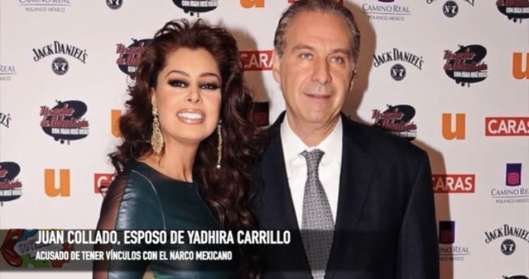 Presunto vínculo de Juan Collado, esposo de Yadhira Carrillo con el narcotráfico mexicano, nuestra corresponsal Elizabeth Soria nos preparó esta nota que encuentras en nuestro canal de YouTube de YouTube #cotilleolatinoinforma #JuanCollado #CartelDeSinaloa