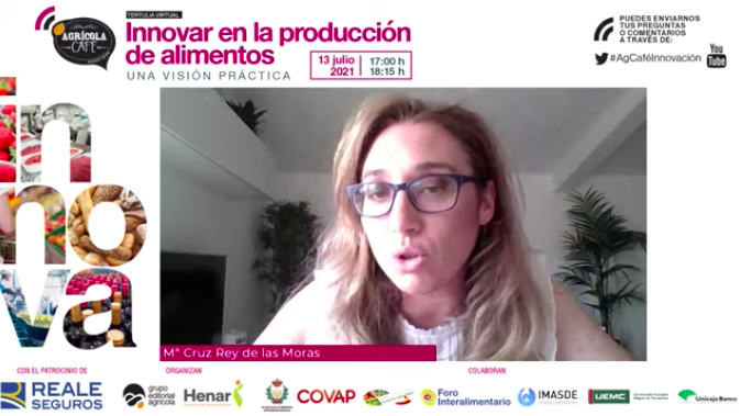 Henar_Comunica's tweet photo. #AgCaféInnovación 🔬 @reymoras, directora del grupo de investigación #PROFOOD de la @UEMC  🗣️ "Es fundamental la transformación verde y digital, pero no hay que olvidar la #PAC. Una buena gestión dependerá de la agilidad de comunidades autónomas y ministerio."

#Alimentación https://t.co/Nqt40qMzQ0