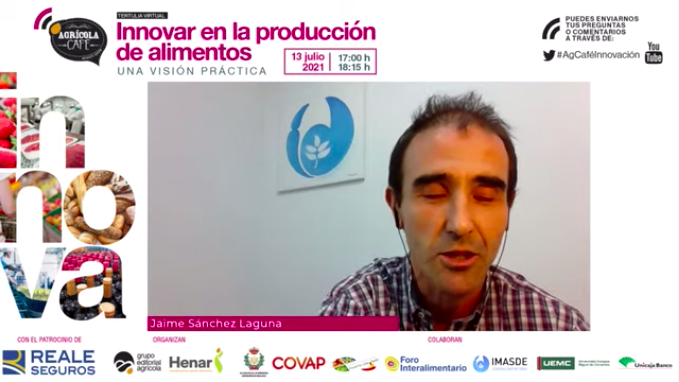 Henar_Comunica's tweet photo. #AgCaféInnovación 🔬 Jaime Sánchez Laguna, director del Centro Experimental #IMASDE Agroalimentaria 🗣️ "La #investigación tiene que estar planificada y no va a ser fácil canalizar todas esas ayudas."
#Alimentación https://t.co/Ou5wiD9BF6