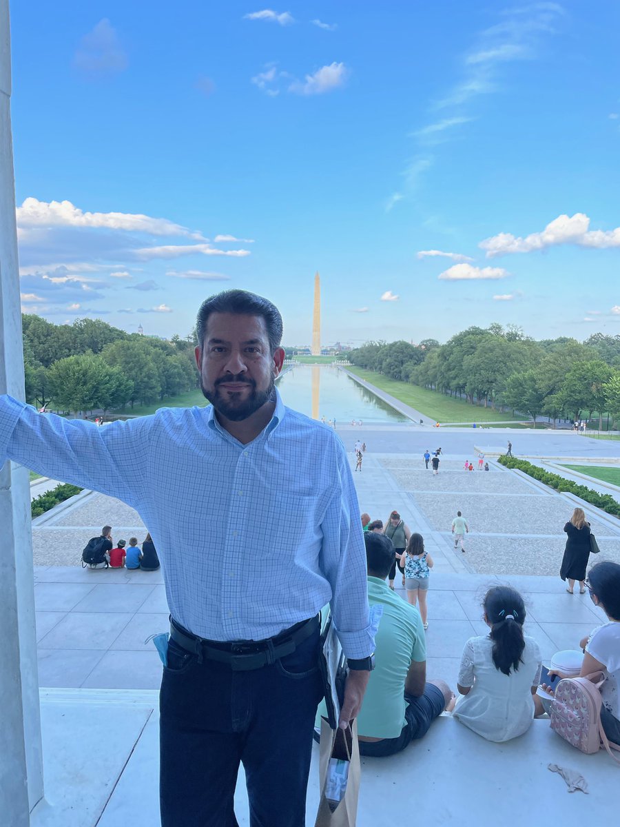 AdrianGarciaHTX's tweet photo. When in our Nation’s capital, I always try to visit #LincolnMemorial and #WashingtonMemorial. This time I also got a pic of where #DrMartinLutherKing gave the #IHaveADream speech! #MySpecialPlace #GettysburgAddress https://t.co/Jy4jSkjmi3
