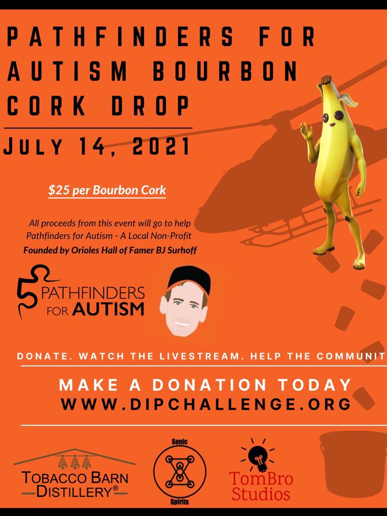 HAPPENING TOMORROW: Dominic &amp; I will be interviewing former <a href="/Orioles/">Baltimore Orioles</a> player BJ Surhoff for a helicopter-based charity event.

Link to donate: pathfindersforautism.org/cork-drop-raff…

I hope you participate!

#Maryland #SouthernMaryland #SOMDLY  #charity — ￼