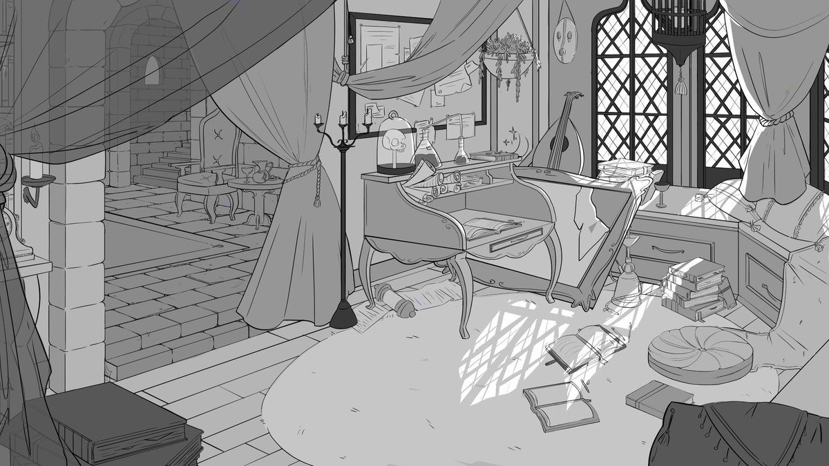 Hey #PortfolioDay I'm Krstina and I am looking for work! I do bg design, paint and prop design. Check out my portfolio below, and DM for a portfolio password! 

🌟 https://t.co/IROgIEdHrA https://t.co/HLmb8MEpU6
🌟 kmastilovic@gmail.com
🌟 @inkdem (Instagram) 