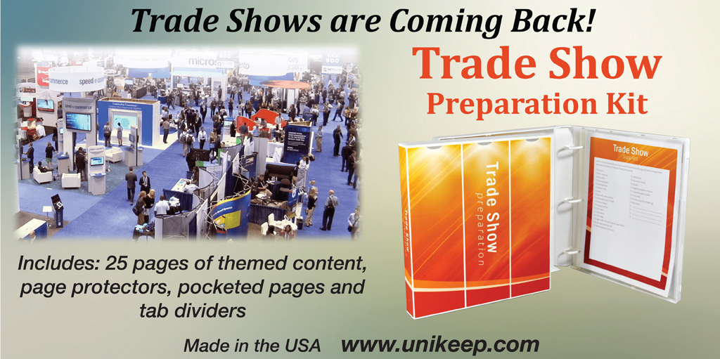 Trade Show Preparation Binder Planner Kit ow.ly/nfTA50Fv7uD

Plan ahead to attract customers in the best possible way! An organized trade show will introduce your products and services and open a gateway to new opportunities. 
#business #events #exhibit