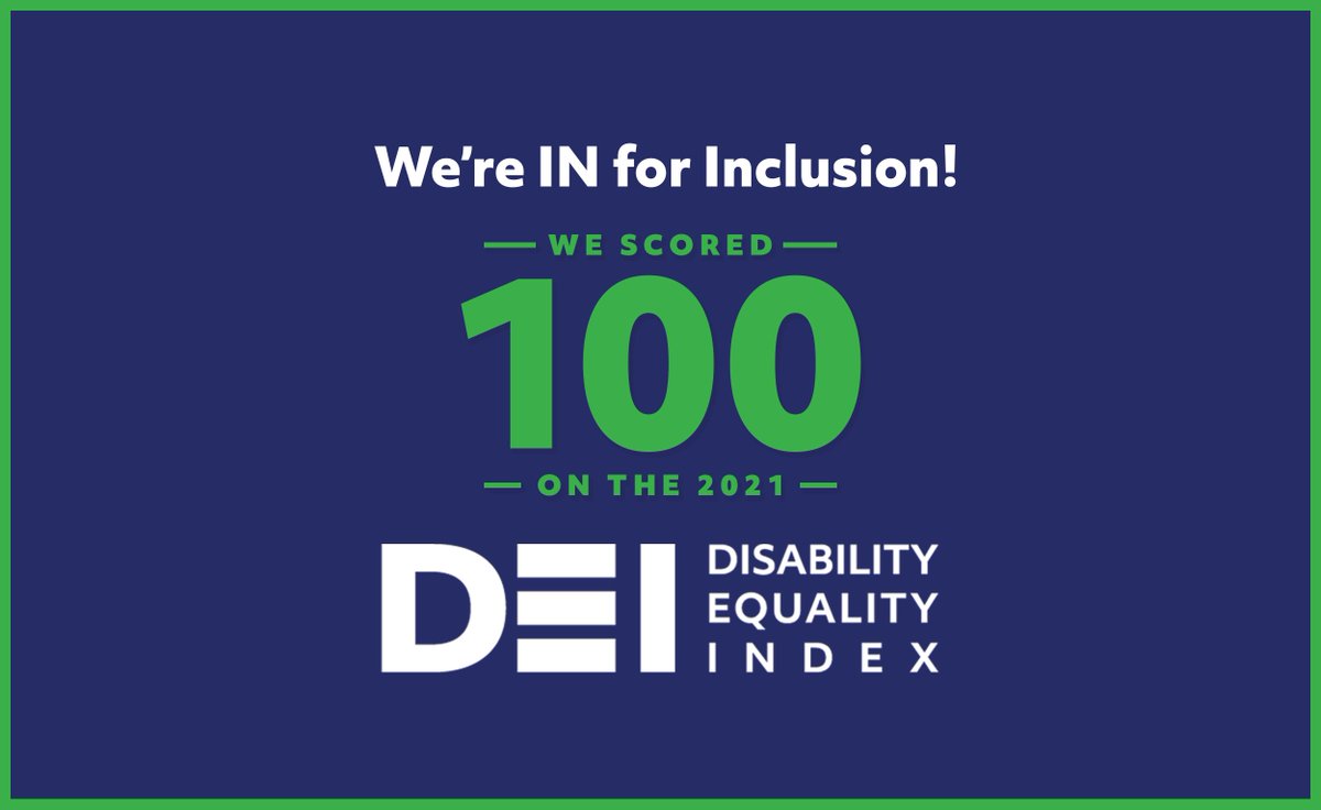 At Starbucks we strive to create a culture of warmth and belonging, where everyone is welcome. We're proud to earn a top score for the @DisabilityIN Disability Equality Index. Learn more about our commitment to disability inclusion and accessibility: sbux.co/3yVk8IG