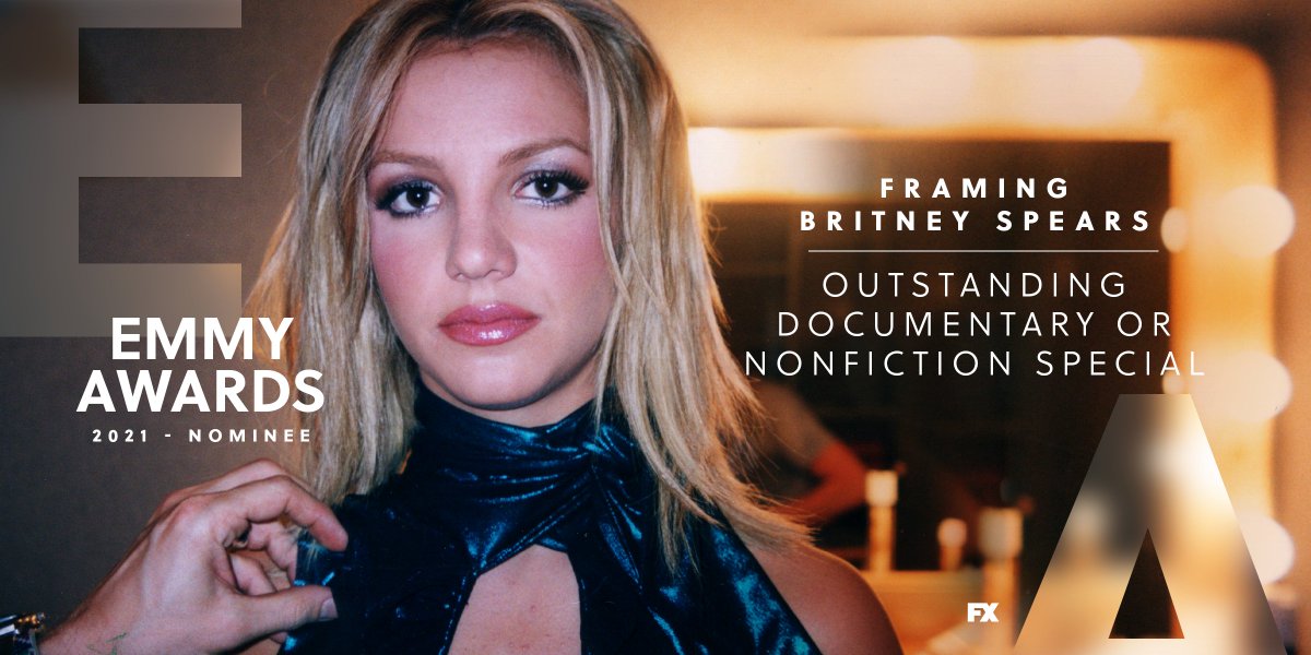 FXDocs's tweet photo. Congratulations to the #FramingBritneySpears team on their much-deserved Emmy nomination for Outstanding Documentary or Nonfiction Special. #Emmys https://t.co/fBr5kFdEra