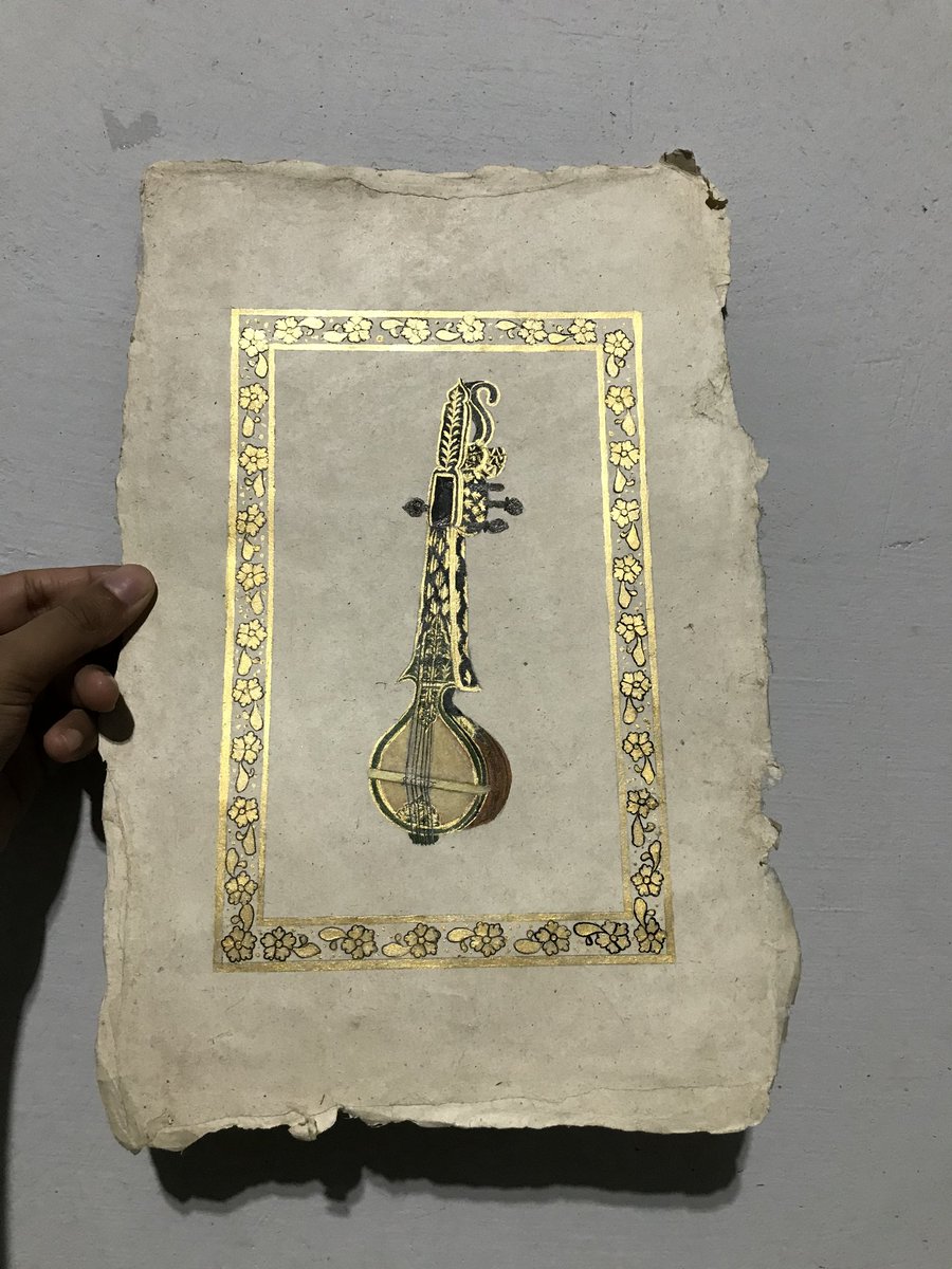 bibaharman's tweet photo. Rabab
ca. 1885

This type of Rabab was depicted frequently in Mughal Court paintings but by the late 19th century it almost had disappeared. https://t.co/4J1StDwPC0