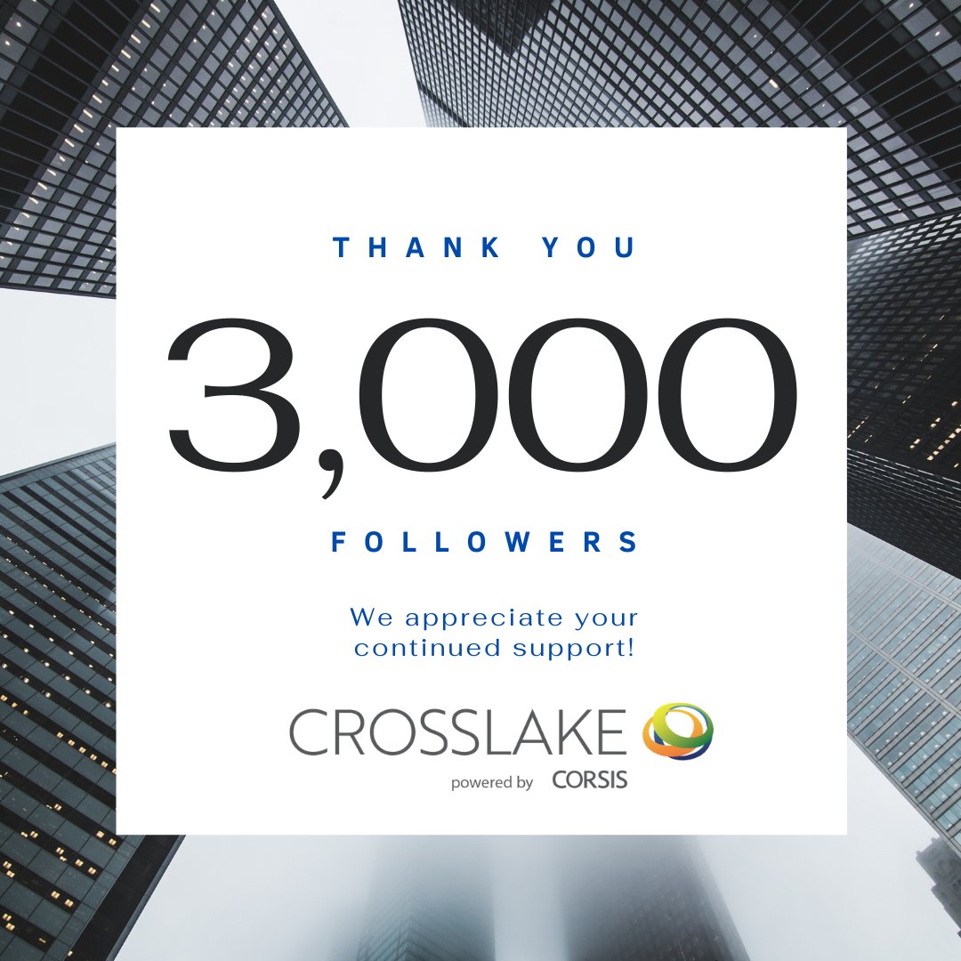 We've hit 3,000 followers on LinkedIn! Thank you to the community of Practitioners and clients who make up the Crosslake family! #milestone #followermilestone #customersuccess