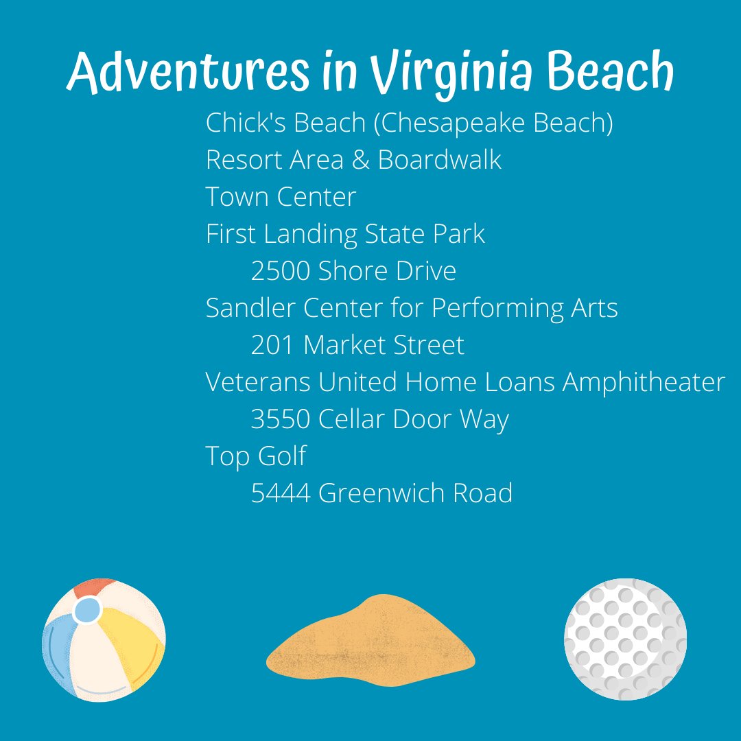 VWU_ResLife's tweet photo. Looking for things to do around VWU once you're here? Here are some of our favorite local attractions in both Norfolk and Virginia Beach! #GDTBAM #LoveWhereYouLive #Norfolk #VirginiaBeach https://t.co/xru8wkljX1