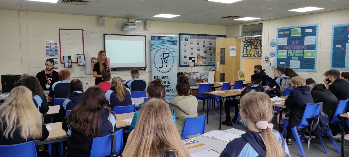 _jpfoundation's tweet photo. Today we went into Longdendale High School ( Jack’s high school ) to teach Water Safety and tell Jack’s story to Year 9 students as part of their enrichment week.        Thank you so much for having us and giving us the opportunity to tell our story @LHS_HighSchool https://t.co/ljrcu49wsb
