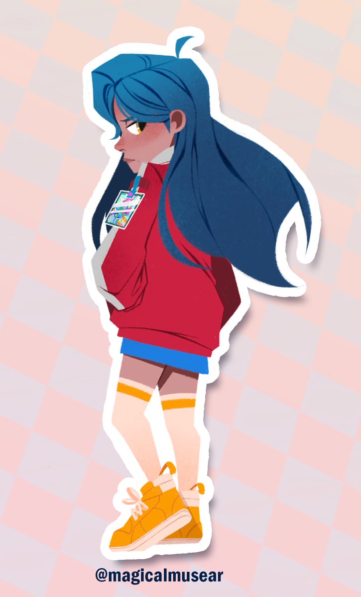 MagicalMuseAR's tweet photo. A creative loner hailing from the west side of Musea, our protagonist finds it hard to fit in. She finds solace in her favorite trading card, which carries a lot more power than she realizes...
Art by @mrstripedpants #whatwillyoube #magicalmusear https://t.co/yM93vPV6tZ