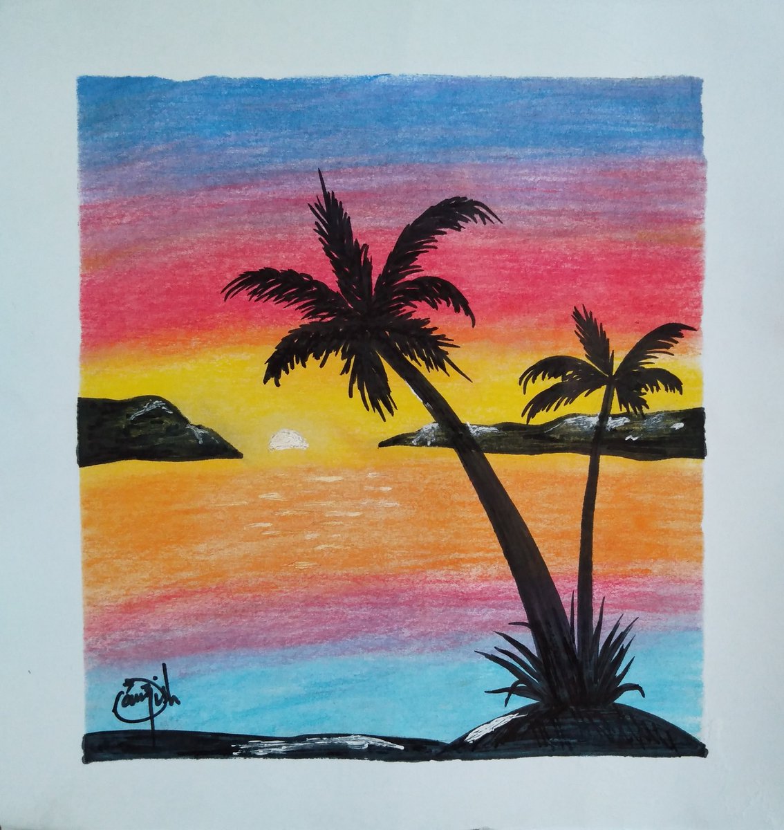 Graphtum's tweet photo. #painting #graphtumdesigns #graphicdesign #drawing #charcoal #Fiverr #calligraphy #urdu #Graphtum  #oilpaistel #color https://t.co/9RLgBtVykZ