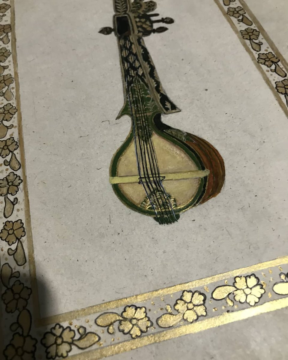 bibaharman's tweet photo. Rabab
ca. 1885

This type of Rabab was depicted frequently in Mughal Court paintings but by the late 19th century it almost had disappeared. https://t.co/4J1StDwPC0