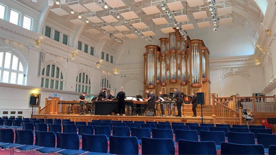 Yesterday we recorded our last percussion showcase of the year🥺 and also had a lovely end of year curry with each other😍