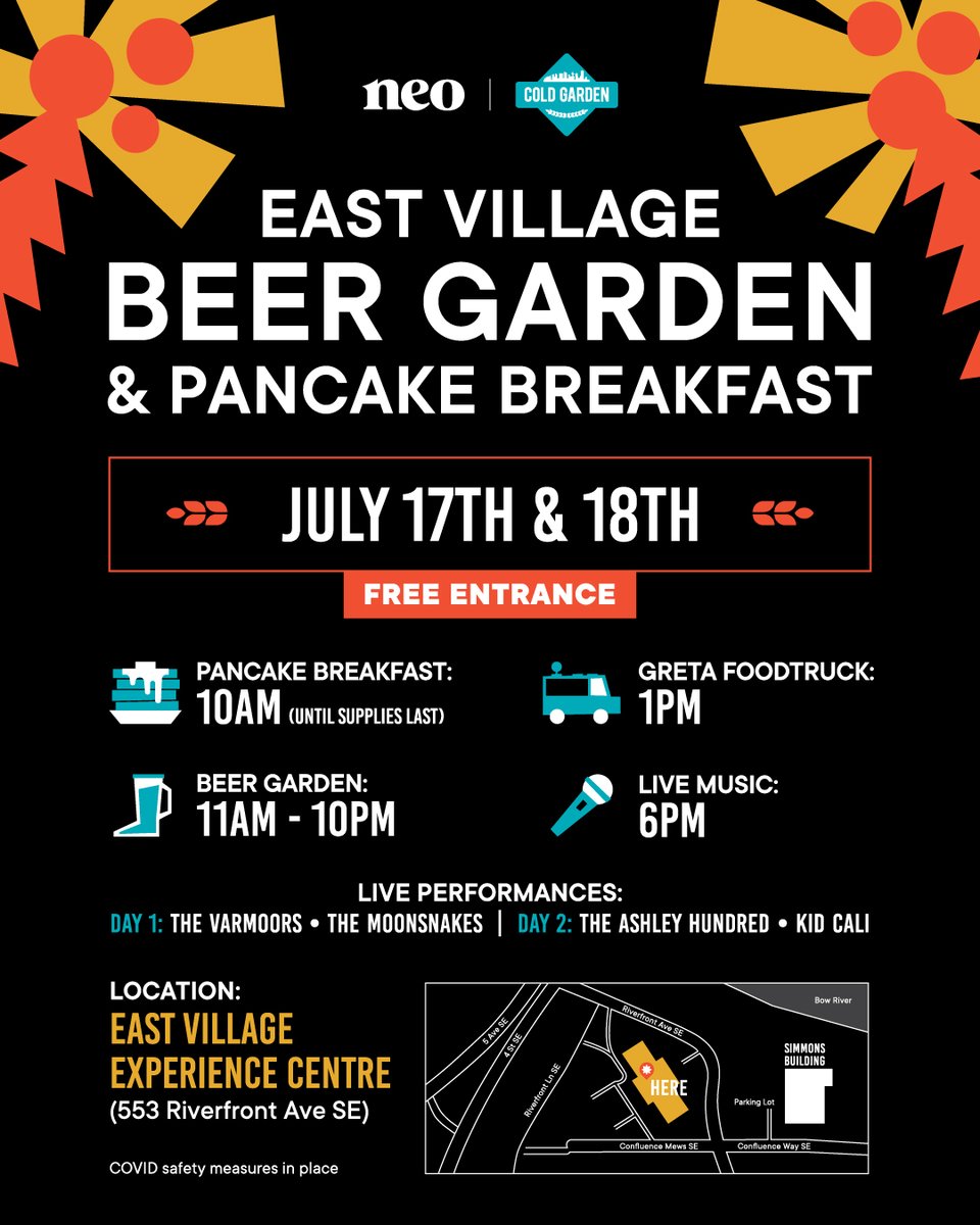 Calgary! We’re teaming up with <a href="/cold_garden/">Cold Garden</a> and Greta Bar for a fun-filled Stampede weekend! Join us in the East Village this weekend. Stop by to enjoy the live entertainment, refreshments, and food! 🤠

#NeoFinancial #calgaryevents #calgarystampede