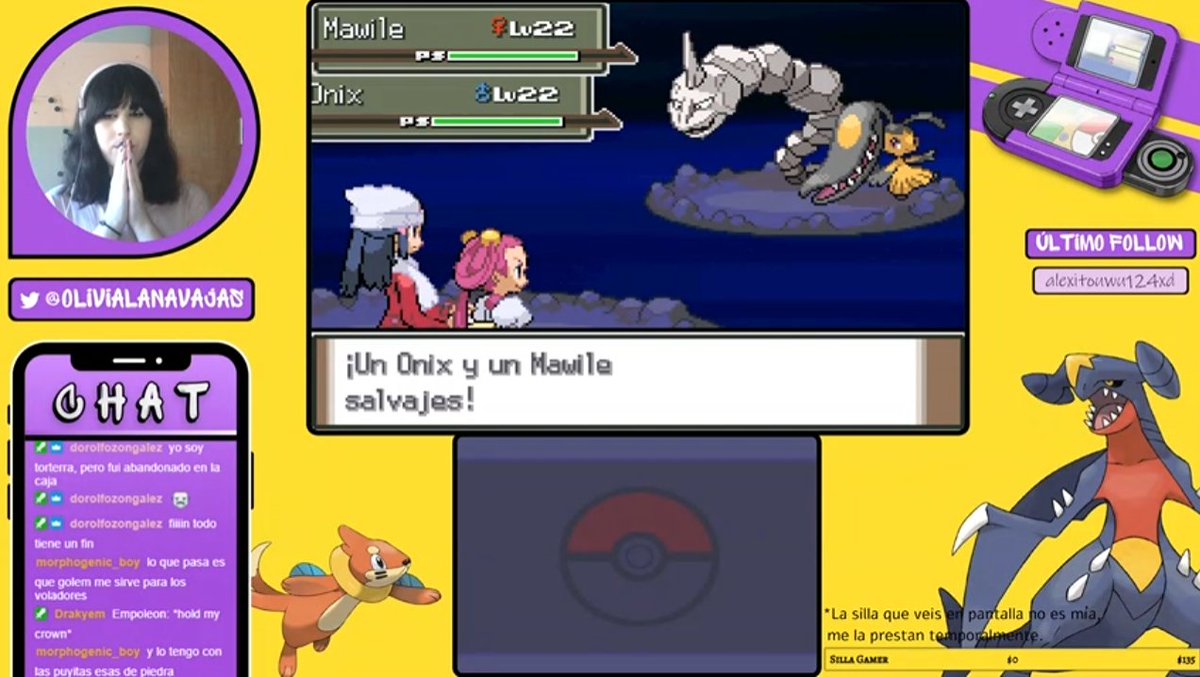 CoiaMafia's tweet image. Seguimos con Renegade Platinum!! créditos a
@Drayano60 (creador) y @drakyem (traductor)
twitch.tv/olivialanavajas
#pokemon #pokestreamer #pokemonplatinum #sinnoh
#streamer #streamergirl #twitchstreamer #gaming  #Streamcaster @DragonesAcecho @TechbooShout @promo_streams @TwitwatchRT