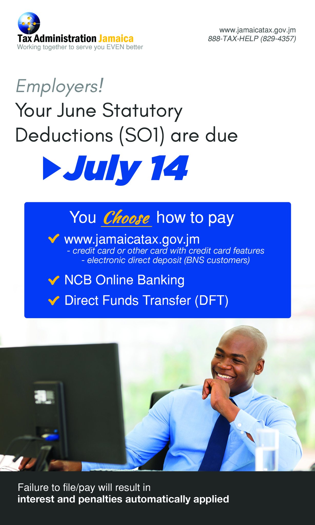 JamaicaTax on Twitter "IT'S TODAY!!! JUNE S01 due JULY14. Payment