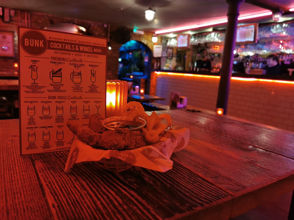 bunkwings's tweet photo. Explore our menu this evening at Bunk! What combination of Wings &amp; Sides will you go for? Be sure to ask our ever friendly team for their recommendations 🍹🍗 https://t.co/K9HBMb72zp